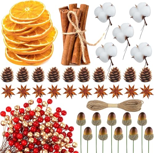 267 Stück Weihnachtskranz Deko, Adventskranz Selber Basteln,...