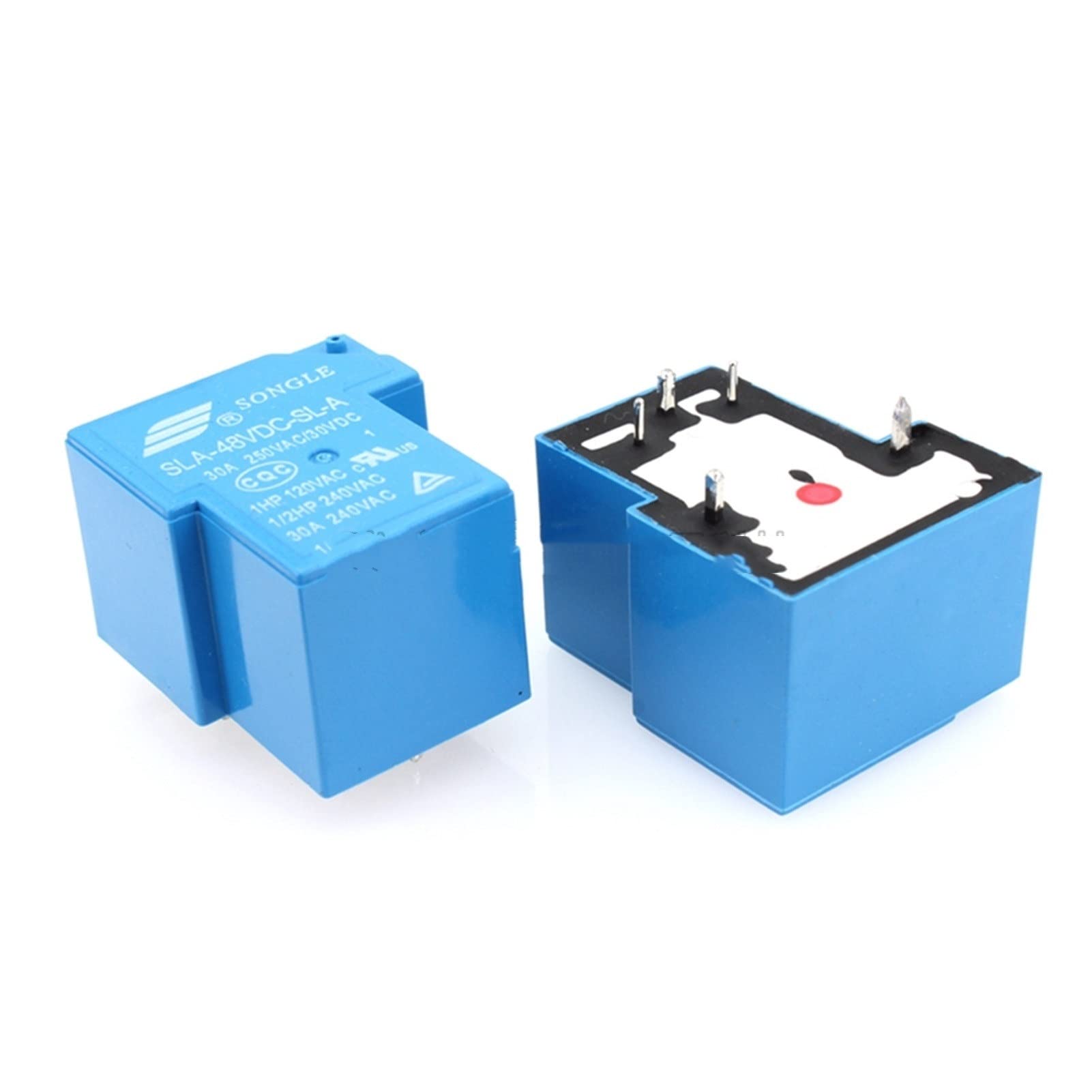 AQHYEBNSR 2PCS/lot Power relays SLA-05VDC-SL-A SLA-12VDC-SL-A SLA-24VDC-SL-A SLA-48VDC-SL-A 5V 12V 24V 48V 30A 5PIN T90