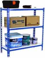 Simonrack Schwerlastregal 90x80x40 Cm - Metallregal Mit 3 Böden Bis 180kg