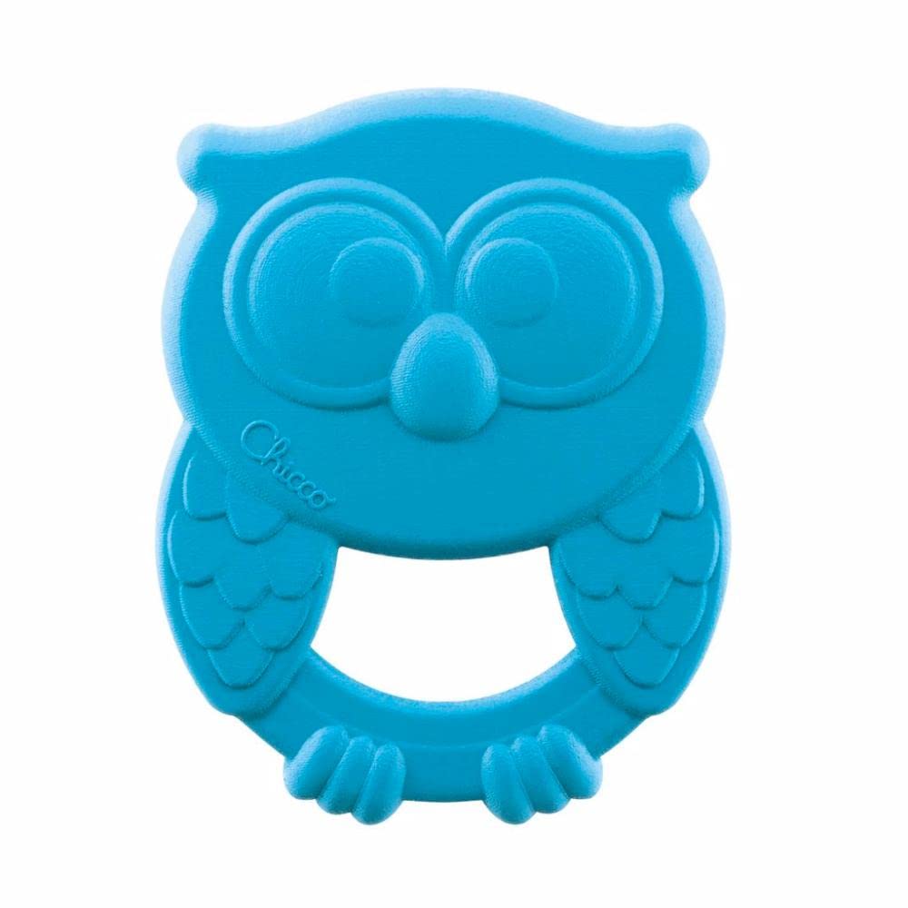 Chicco ECO+ Teething Toy, Owly | Sustainable Baby Toy, Recycled Plastic, 3 months +