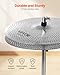 VEVOR Low Volume Cymbal Pack, 5Pcs Quiet Cymbals for Drum Set, 14'' Hi-Hats, 16'' Crash, 18'' Crash, 20'' Ride, Alloy Drum Cymbals Includes Free Drumsticks, Mute Pads & Bag, for Drummer Practice