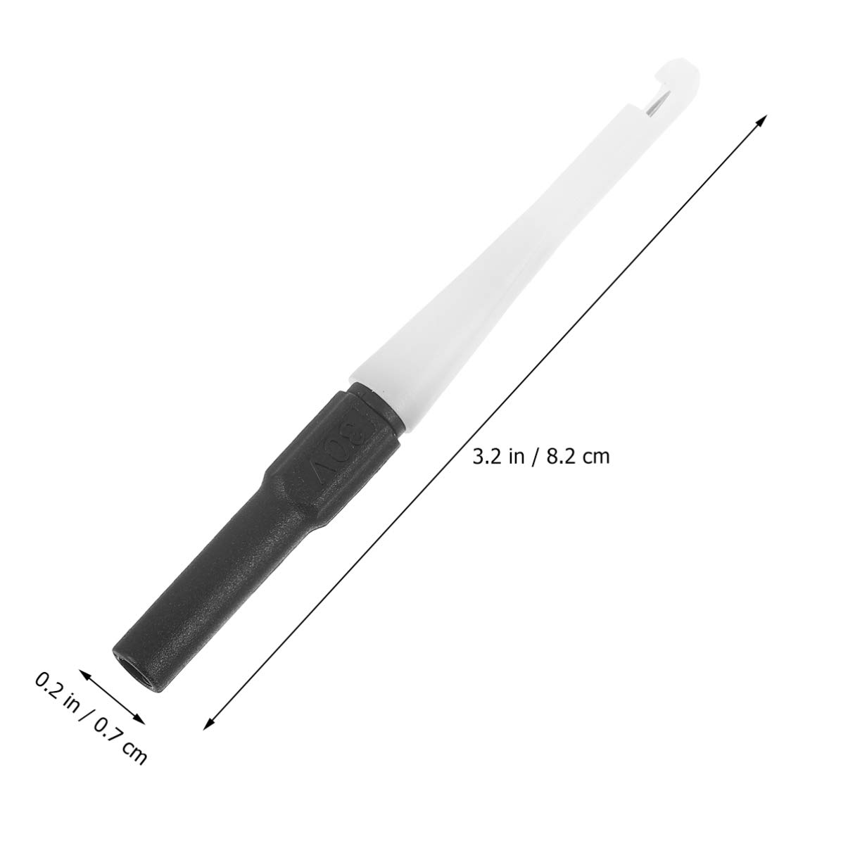 NUOBESTY 3 Ensembles Goupille De Perçage D'isolant Kit De Arrière Pour Multimètre À Fil Mini Perceur De Fil Accessoires De Test Automobile Black 4 Pièces * 3