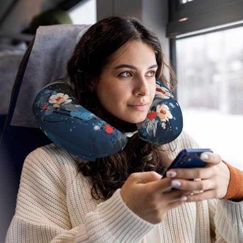 Almohada de espuma viscoelástica para viaje tamaño único miniatura 7