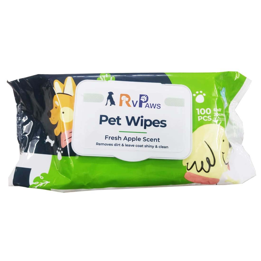 RvPaws Portable Hygienic Multipurpose Natural Moisturizing Pet Wet Tissue for Dog/Puppy/Cat/Kitten - 100 Wipes (Fragrance Free - Pink Color).. (B09RN5JS7P) Amazon Price History, Amazon Price Tracker