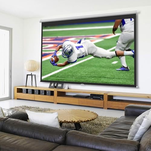 Pantalla Manual de Proyector 72 Pulgadas 16:9 HD miniatura 6