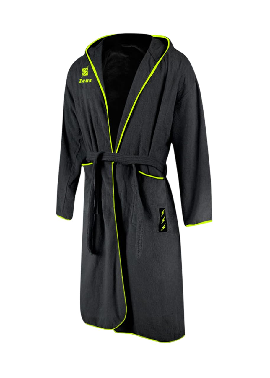 Etoile Accappatoio Swim per Zeus Tessuto Morbido Asciugatura Rapida Cappuccio Pratiche Tasche Laterali Sport Piscina Doccia Tempo Libero Nuoto Mare Comfort Relax
