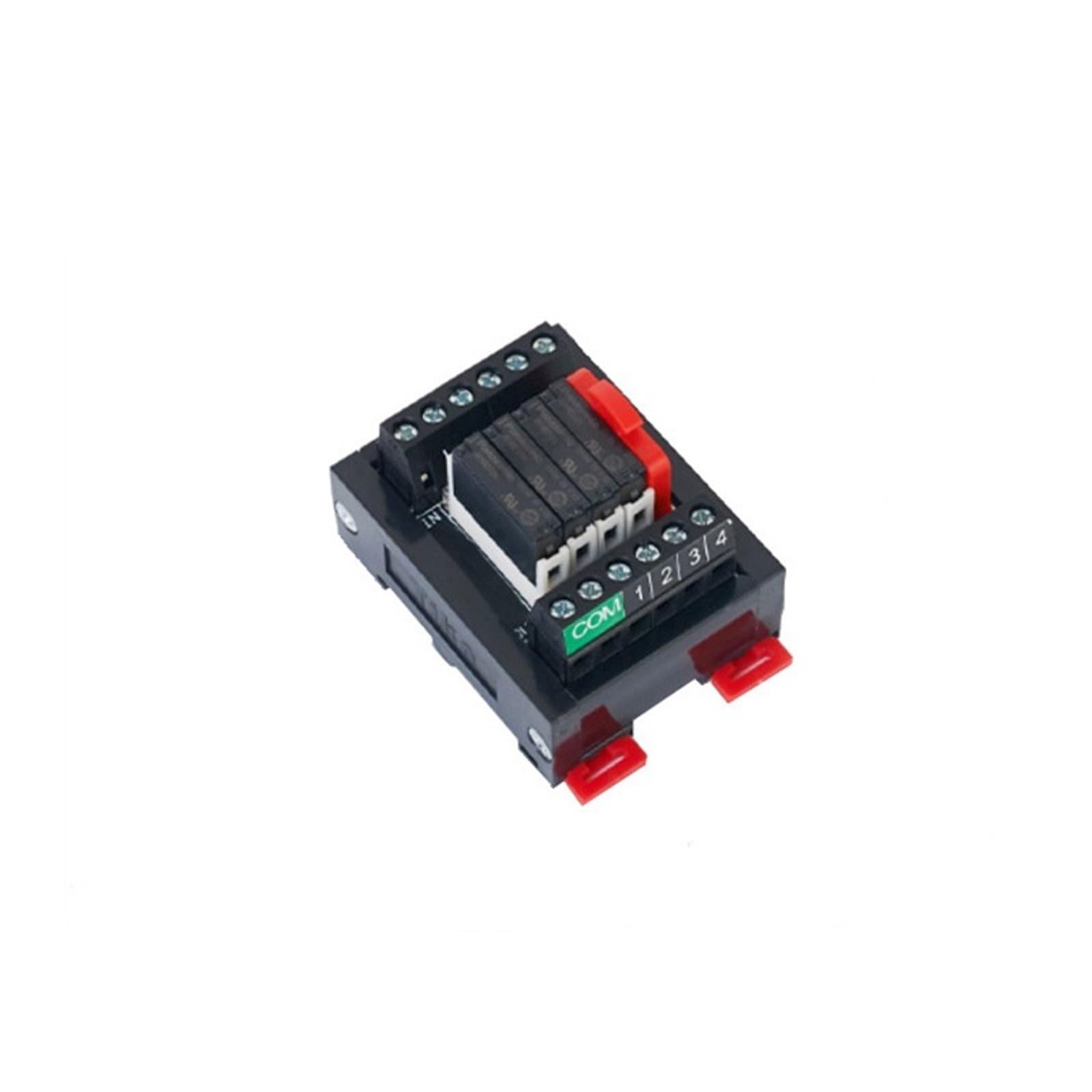 Module relais SK0410 avec composants enfichables haut de gamme pour armoires électriques PLC.
