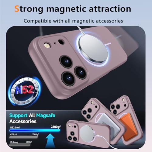 Coque iPhone 17 Pro compatible MagSafe antichoc beige avec protection caméra - 2