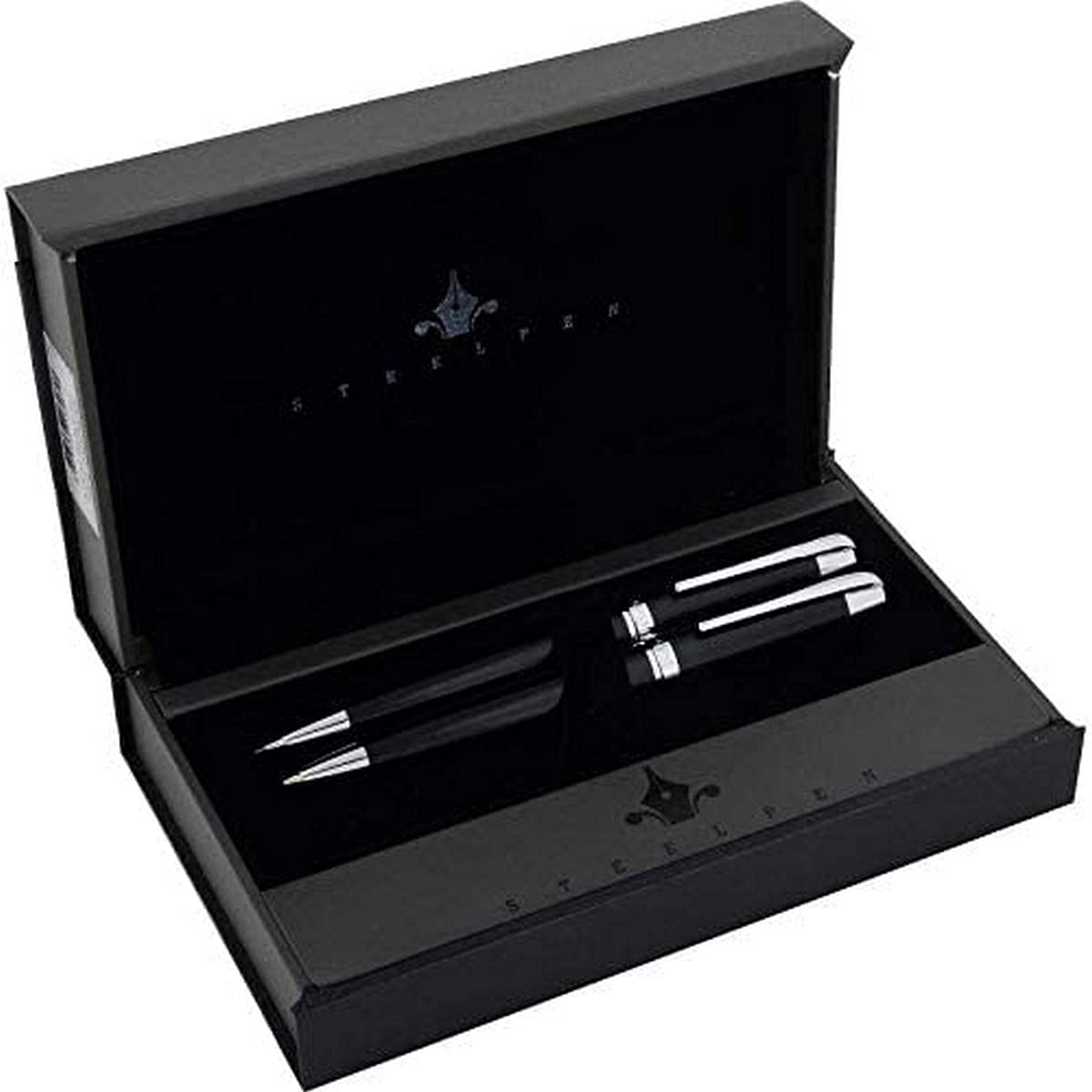 Steelpen Carens Serisi P261 Siyah Tükenmez Kalem +Versatil Kalem