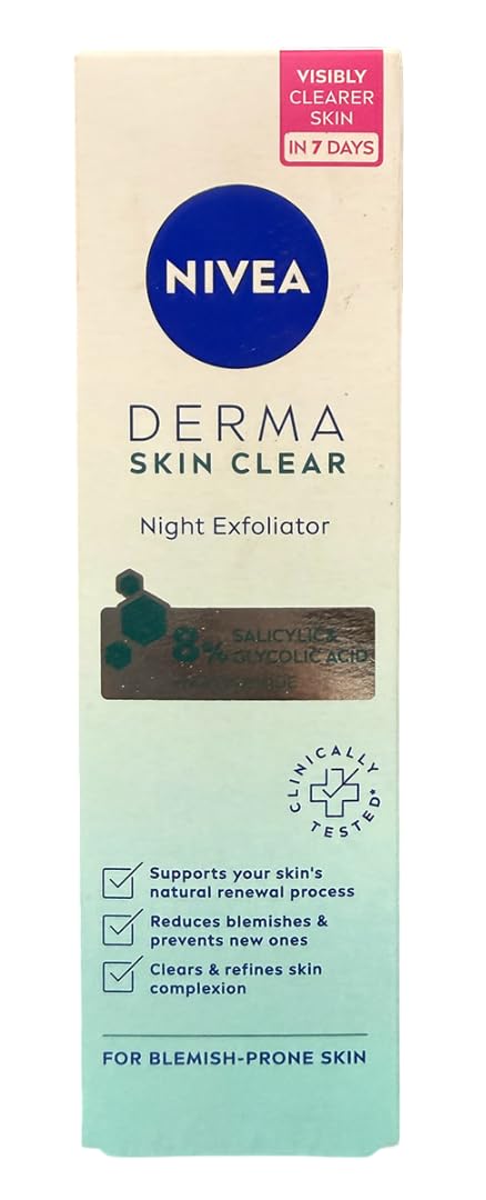 Nivea Derma Skin Clear Night Exfoliator - 40 ml