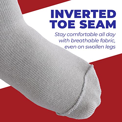 Extra Wide Socks For Swollen Feet Men, Diabetic Socks For Men, Hospital Socks For Men With Grips Xxl, Non Slip Socks Mens, Diabetic Socks For Men 9-12 And 13-15, Cast Socks Over Cast - 3 Pairs Gray #TOP6