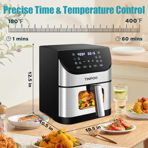 Large Capacity Air Fryer Toaster Oven