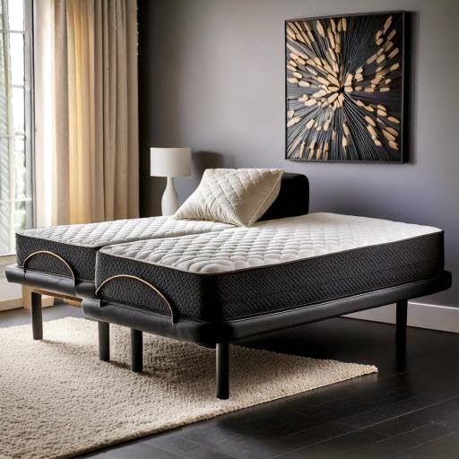 Mielmoon 8-Inch Soft-Firm Mattress Split for Adjustable Bed,...