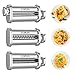 COFUN Nudelvorsatz für Bosch Mum 5 Zubehörteile, 3 Stück Nudelmaschine für Bosch Nudelaufsatz Mum5 Zubehörteile, Pasta Roller Edelstahl Spaghetti Fettuccine für Bosch Küchenmaschine Zubehör