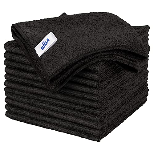 MR.SIGA Microfibre Cleaning Cloths, Streak Free Microfibre Towels, 12 Pack