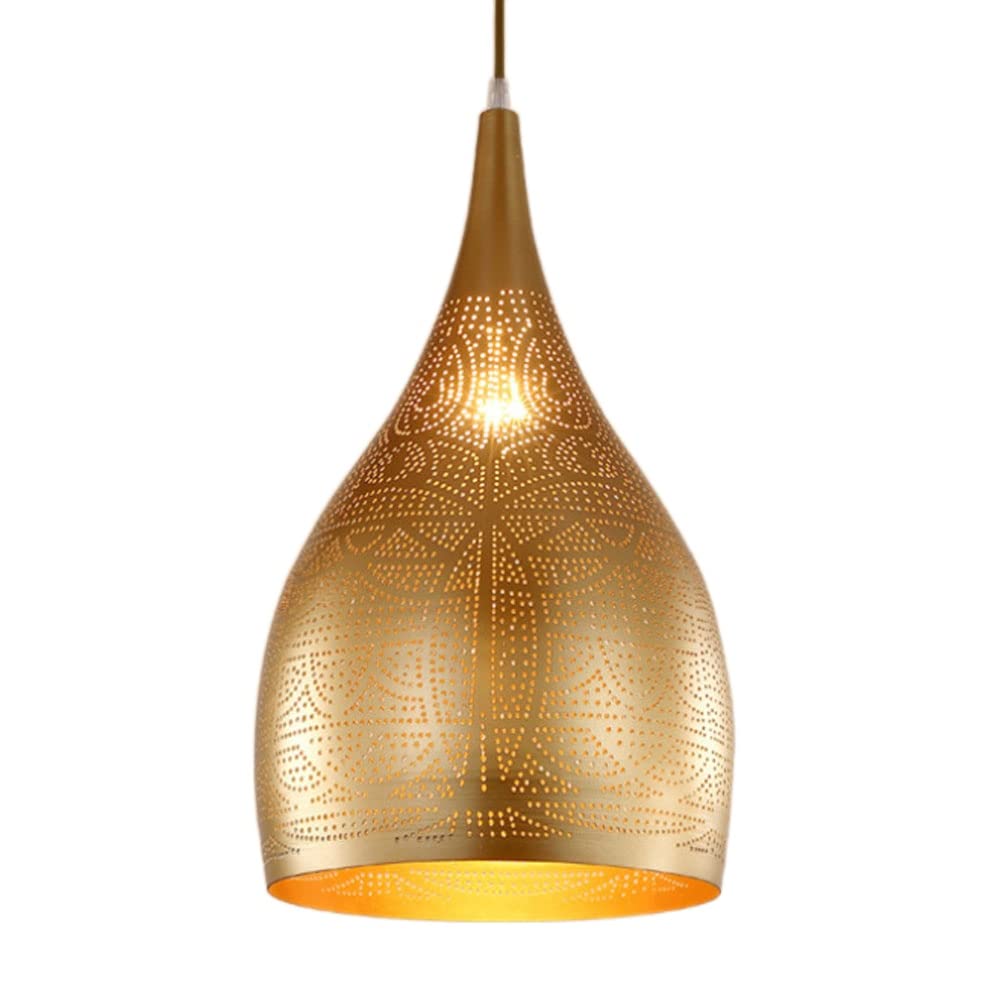 Luminaires de plafond haut de gamme en fer forgé et métal ajouré créatif