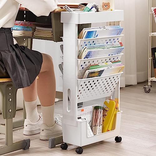 Estantería móvil de 5 niveles para solucionar la falta de espacio para tus libros 3