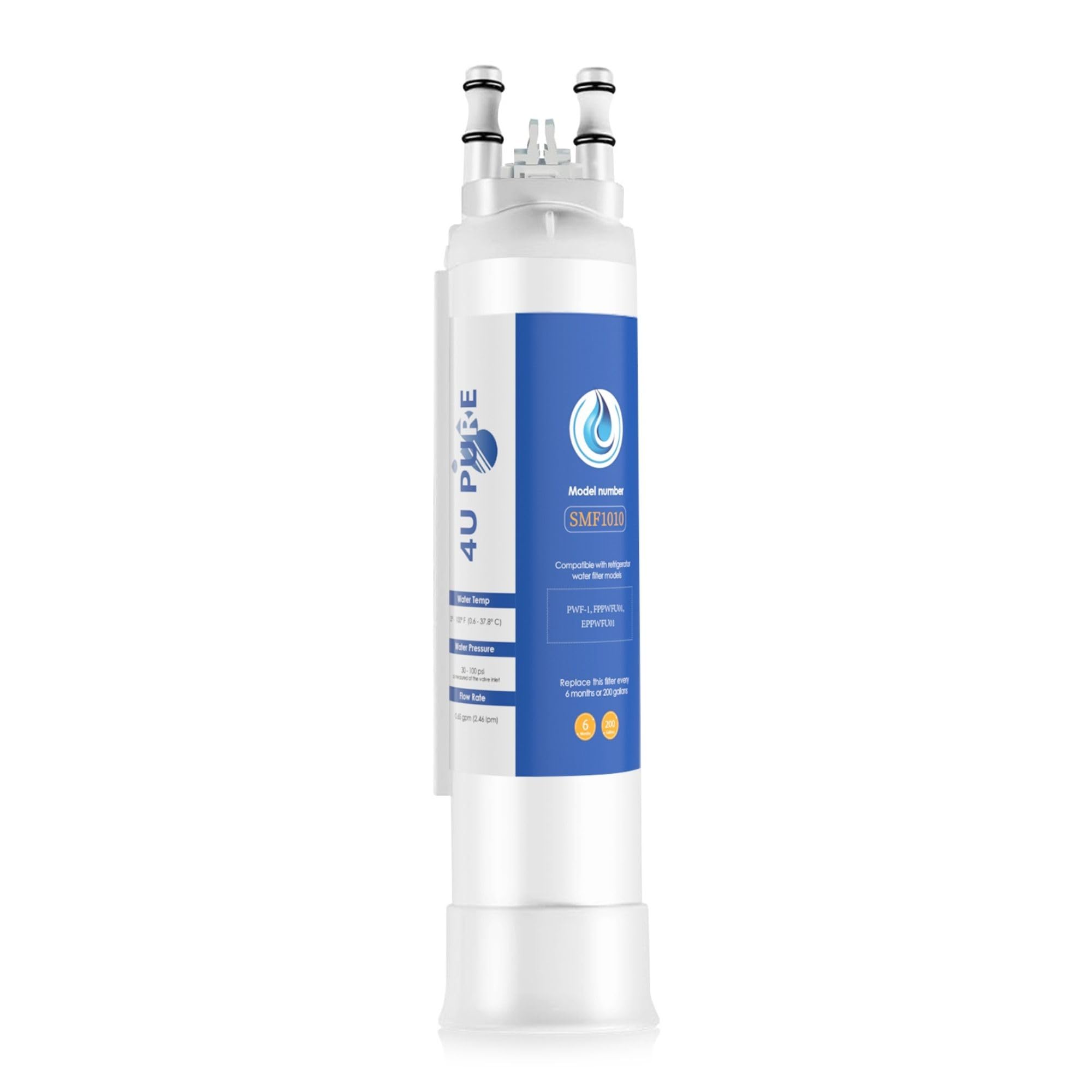 3 Filtri Acqua FPPWFU01 Per Brocca EPPWF01 E PureAdvantage PWF-1 - Riduzione Cloro, NSF/ANSI 42 - 2