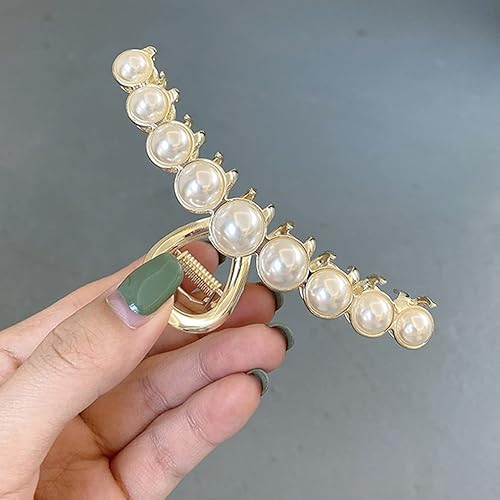 Miniatura 5 de Pinzas de metal con diamantes de imitación para el cabello, pinzas antideslizantes para el cabello, accesorios para mujeres y damas (paquete de 2)