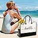 JTENGTOP Charlotte Bridesmaid Bride Gifts for Wedding Day, Birthday Gifts for Women, Personalized Name Tote Bag Gift for Women, Anniversary Valentines Day Retirement Shoulder Bag Gift for Woman