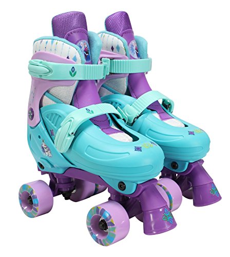 PlayWheels Disney Frozen Classic Quad Roller Skates, Size 1-4