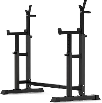 BARWING Adjustable Squat Rack, 1250 LB Barbell Stand for Home Gym