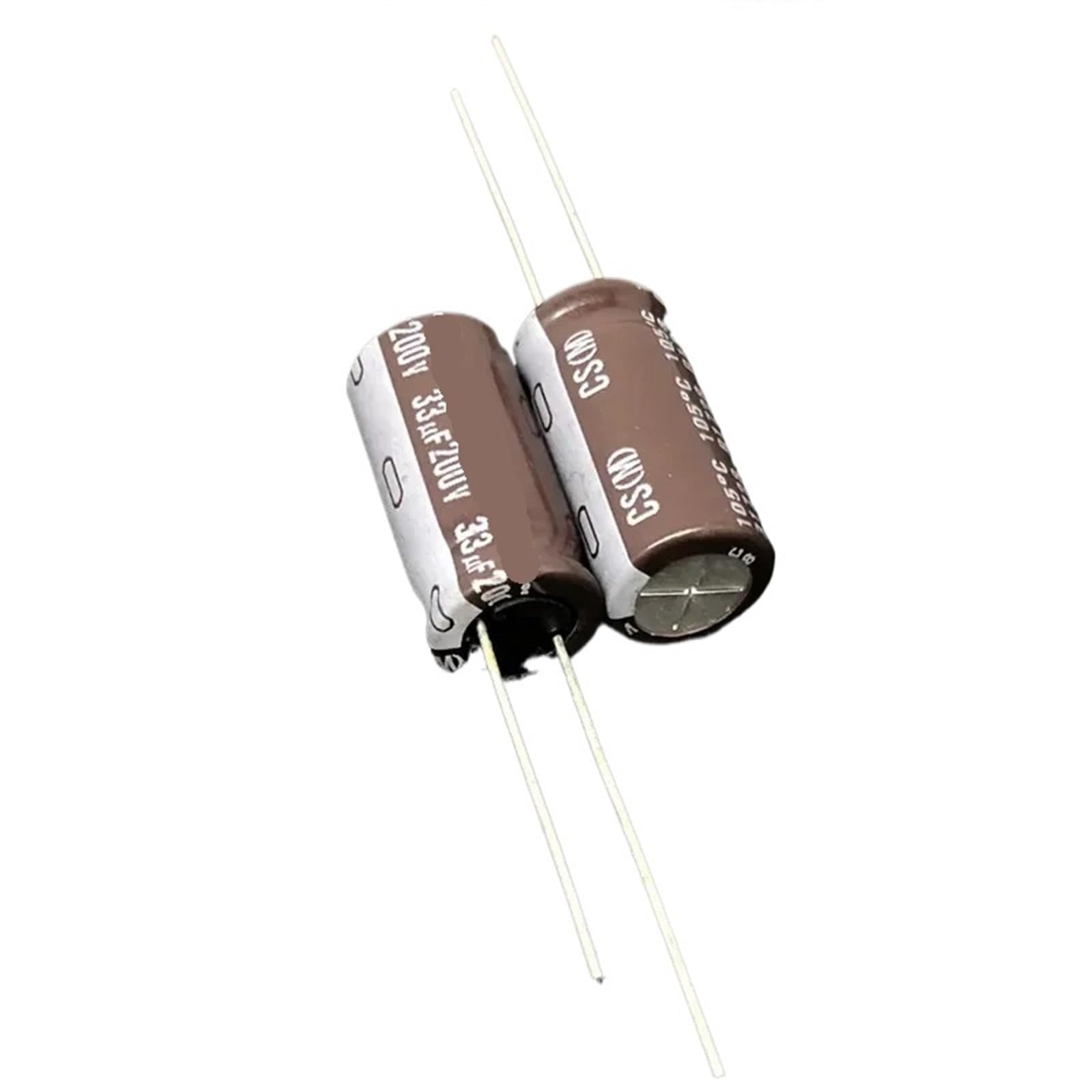 Kondensator elektrolityczny o wysokim natężeniu prądu 5 sztuk/50 sztuk 33uF 200 V 10 x 20 mm (50 sztuk)