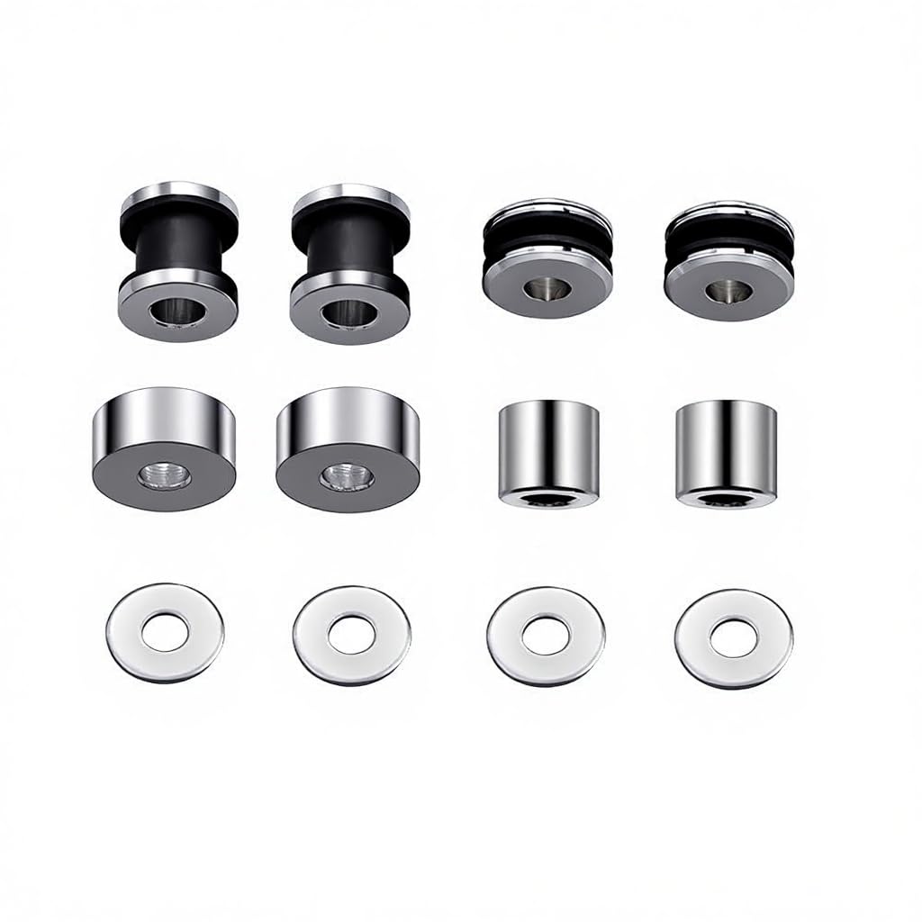 Detachable Sissy Bar Backrest Docking Hardware Kit Fit for Harley Davidson Touring Electra Road Street Glide Road King 1997-2008