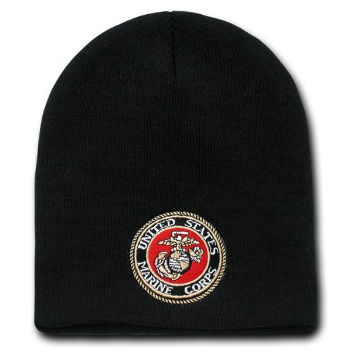 Rapiddominance Marines Emblem Military Work Beanie, Black