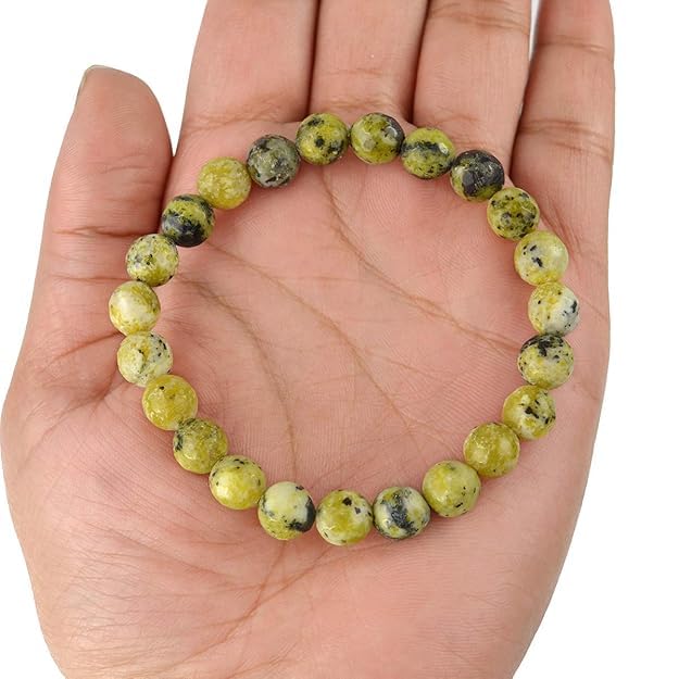 Image of Reiki Crystal Products Natural Crystal Stone 8 mm Faceted Diamond Cut Beads Bracelet for Men & Women | Reiki Charged Gemstone Bracelet | Multiple Stone Variants Available