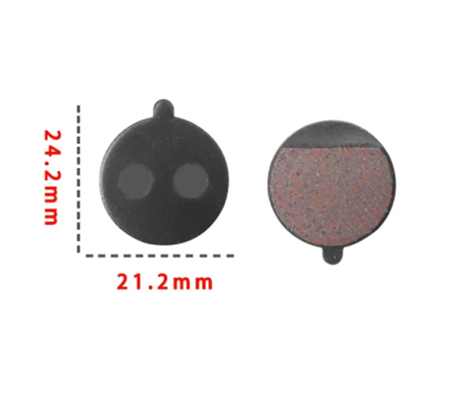 6 Paar Bremsbeläge, kompatibel for Kugoo M4 Pro Elektroroller, Ersatzzubehör, zusammenklappbarer KickScooter-Bremssattel, Bremsscheiben-Bremsteile(6pairs-01)