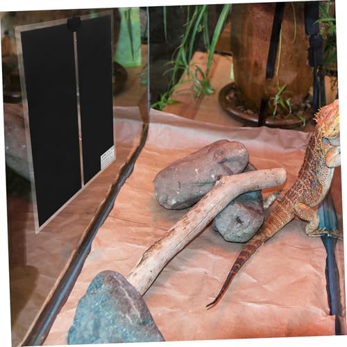 Almohadilla térmica portátil para reptiles 3 pcs con termostato miniatura 4