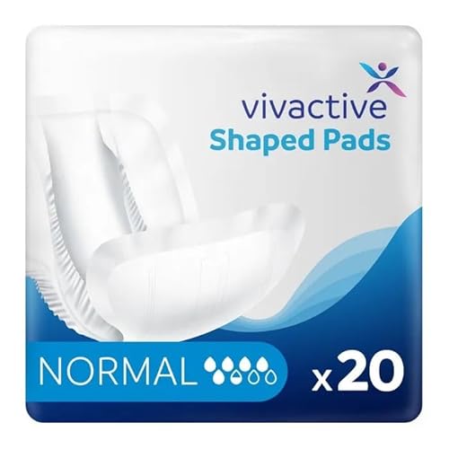 Vivactive Almohadillas con forma normal (1100 ml), paquete de 20