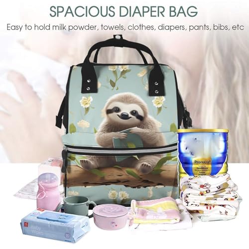 Sac à dos à langer paresseux de grande capacité pour maman active