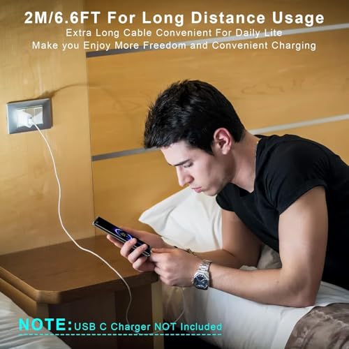 Image of MI Turbo Charge 120W USB Type-C Cable | 6A Fast Charging Cable for 120W /67W /33W HyperCharge | USB-C Data Sync Cable Compatible with 11 Ultra, Redmi, POCO & Android Auto