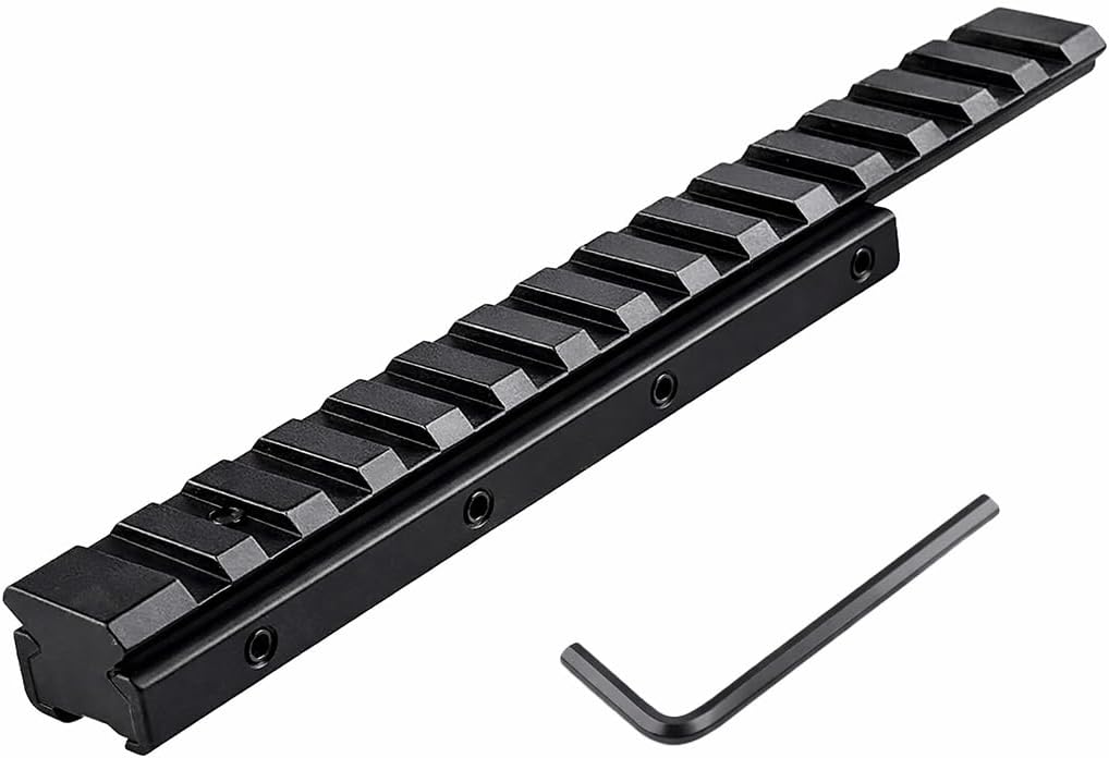 Gotical Slot Extension Low Profile Airgun/.22 Dovetail Rail Weaver Picatinny Rail Adapter Scope Mount Converter…