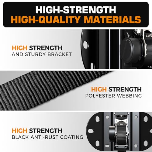 F150 Retractable Ratchet Straps for 2015-2026 Ford Accessories (2-Pack) by Kingfun - Used condition - Image 7