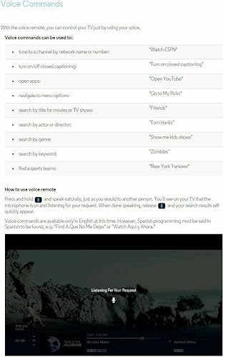 Miniatura 7 de Control remoto con Bluetooth, voz y baterías de botón Netflix incluidas