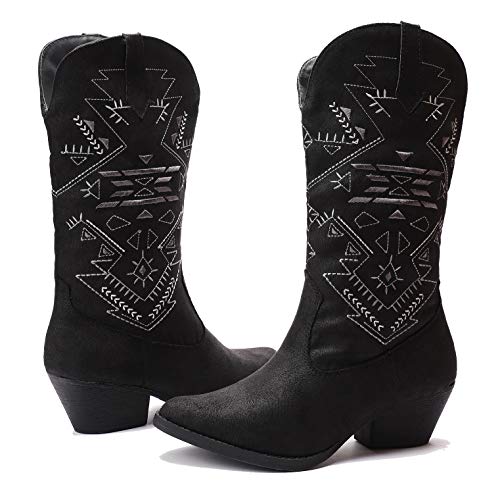 low heel womens cowboy boots
