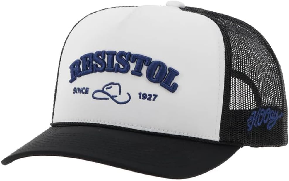 HOOEY Resistol Adjustable Snapback Hat – Breathable Mesh Baseball Cap, Trucker Hat for Men and Women