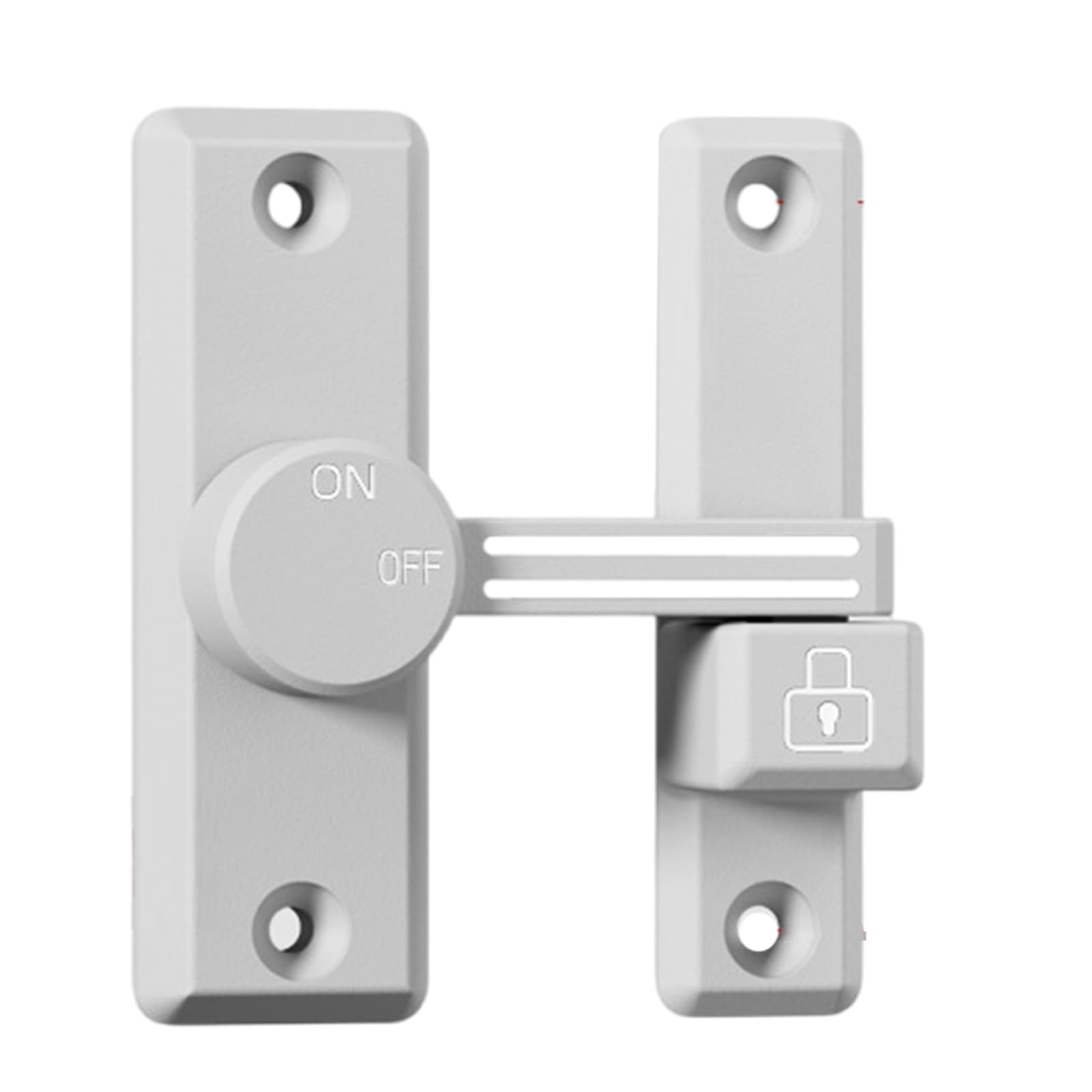 Tsophreniq Easy Installion Designs 90/180 Degree Door Latches for Extra Privacy in Hotel Offices Supplies and Garages Use Hotel Door Security