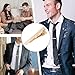 4pcs Tie Clip Fashion Style Men's Tie Metal Tone Simple Strip Buckle Practical Tie Accessories Men's Collar Clip Tie Pin, Suitable for Wedding, Meeting, Dating Daily Wearing (Gold and Silver)