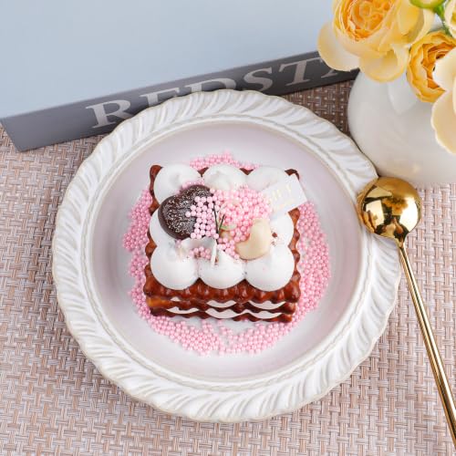 Image of Light Pink Pearl Sprinkles for Cake Decorating, 4 Sizes Sugar 130g /4.6oz, Cupcake, Ice Cream, Donuts, Macaron Toppings Supplies (2mm, 4mm, 7mm, 1cm)