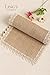 Ling's moment Burlap Hessian Table Runner Jute Rustic Dresser Scarf Summer Fall Wedding Farmhouse Decor Country Table Decorations 12x48 Inch