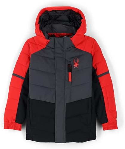 Spyder Chaqueta de esquí de plumón sintético para niños pequeños