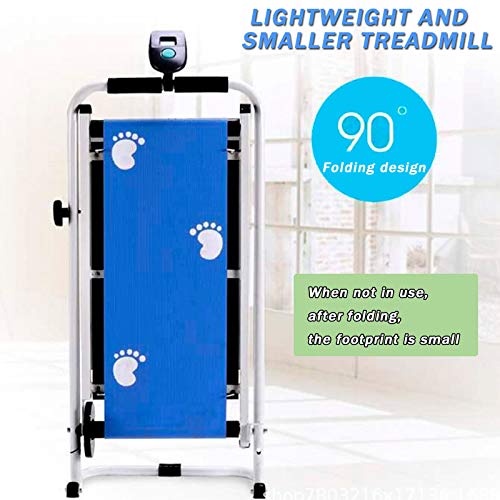 Image of Folding Treadmills Mechanical Walking Running Jogging Machine Fitness Exercise Incline for Home Weight Portable Space Saving