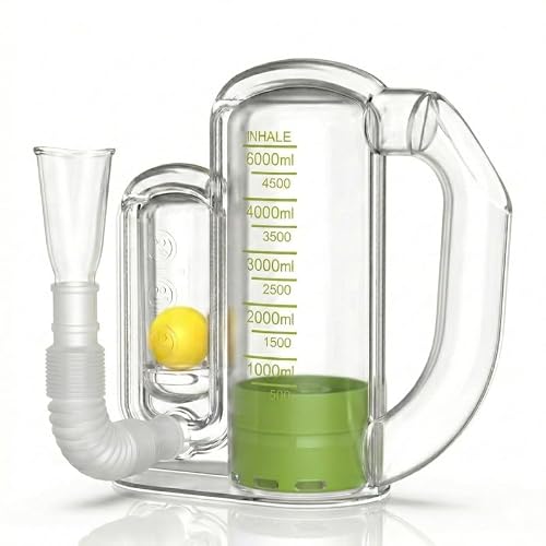 Breathing Exercise Device for Lungs - Breathing Exercise Device Trainer Breathing Lung Exercise Device for Lungs with, Lung Exercise Device.Breathing Lung Exercise Device.