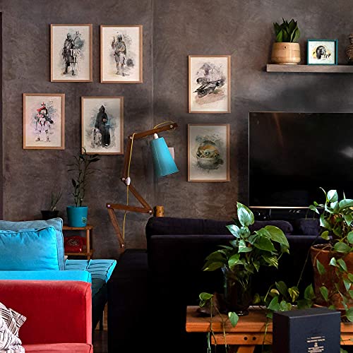 Mandalorian Poster Set Unframed 8X10 Inch - Star Wars Wall Art - Star Wars Movie Posters Bedroom Decor #TOP3