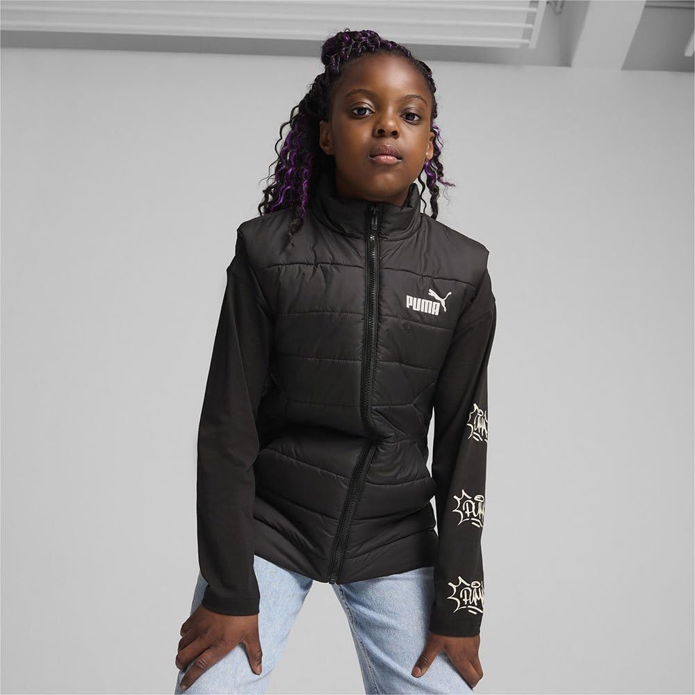 PUMA Unisex Kinder Ess Padded Vest Wattierte Jacke