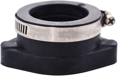 labwork Adaptador de admisión de brida de carburador de carbohidratos de 1.102 in y 1.378 in Reemplazo de arranque para VM24 Intake Top Bike Solid